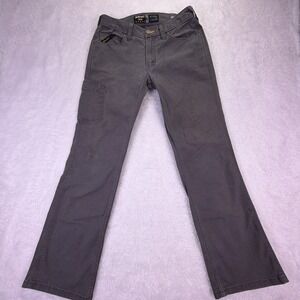 Ariat Rebar M4 Mens 28x30 Bootcut Work Pants Gray (Fits 28x29)
